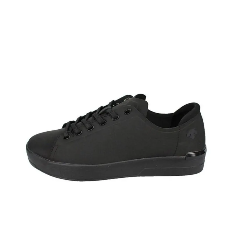 DESCENTE Wether Easy Low Anti Slip Wear Resistant Low Top Skateboard Shoes Unisex Black-0