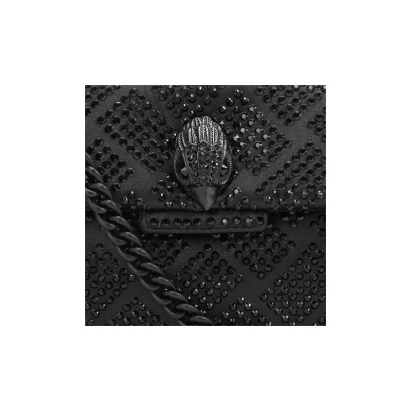 Kurt Geiger London Crystal embellished Mini Kensington Bag-5