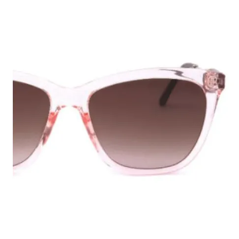 CK/Calvin Klein PVC Polyvinyl Chloride Irregular Shape Sunglasses Unisex Pink-2