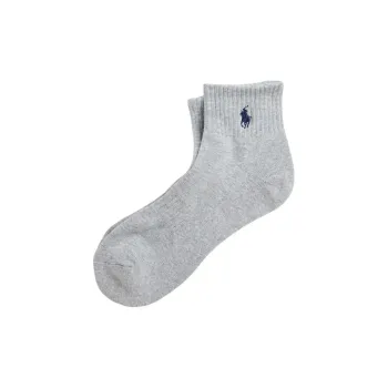 Polo Ralph Lauren SS24 Mid Calf Socks Men's 1 Pack Gray