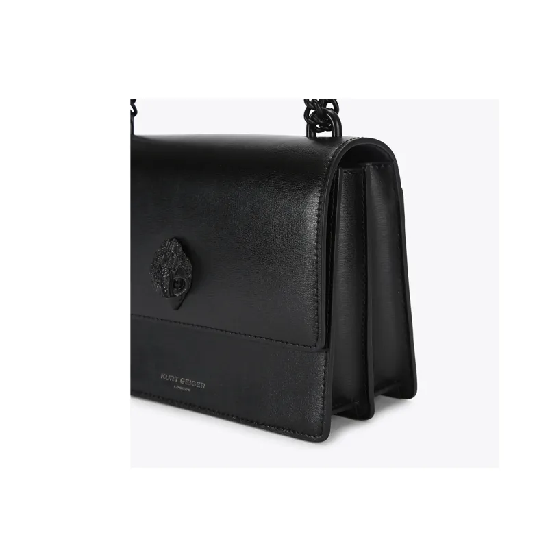 Kurt Geiger London Leather Shoulder Bag Crossbody Bag Women's Black-4