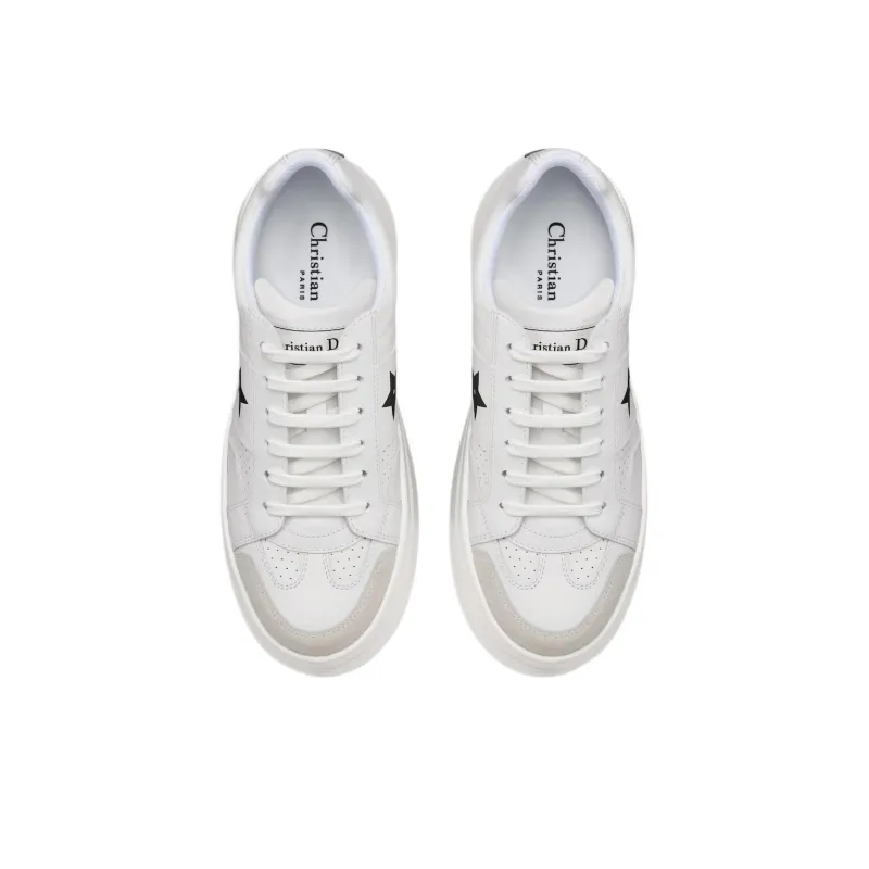 DIOR Dior Star Low Top Skateboard Shoes Women's White-4