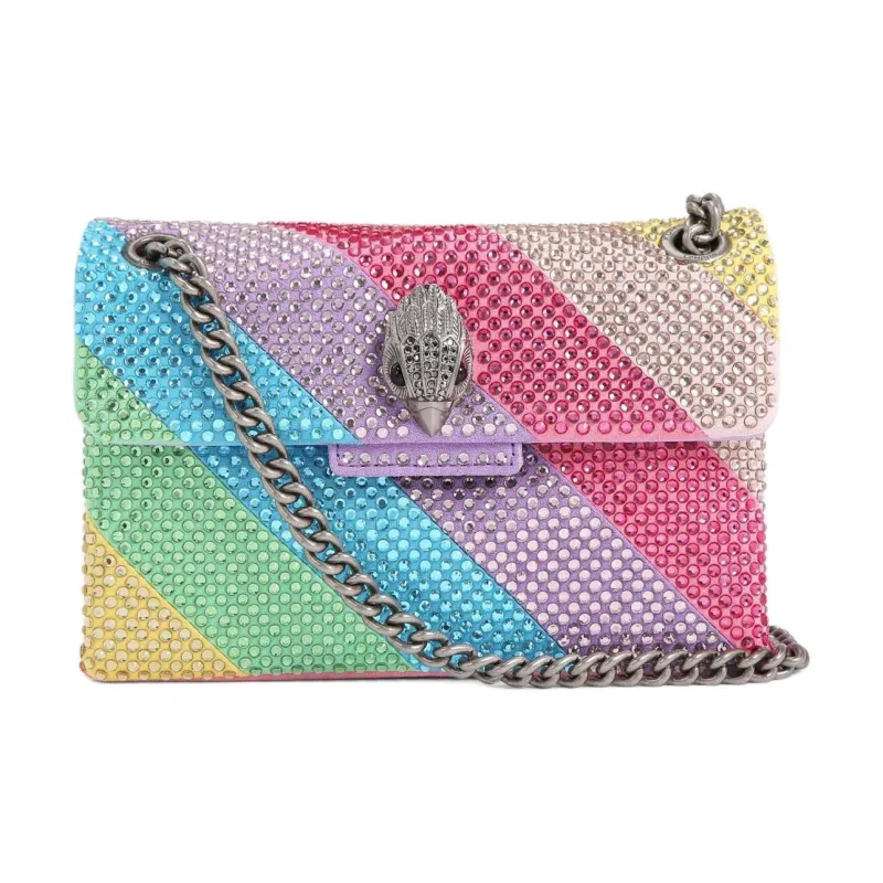 Kurt Geiger London Satin Shoulder Bag Crossbody Bag Mini Women's Rainbow Multicolor-0