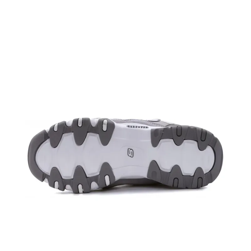 Skechers D'lites 2.0 Grey/White Women's-4