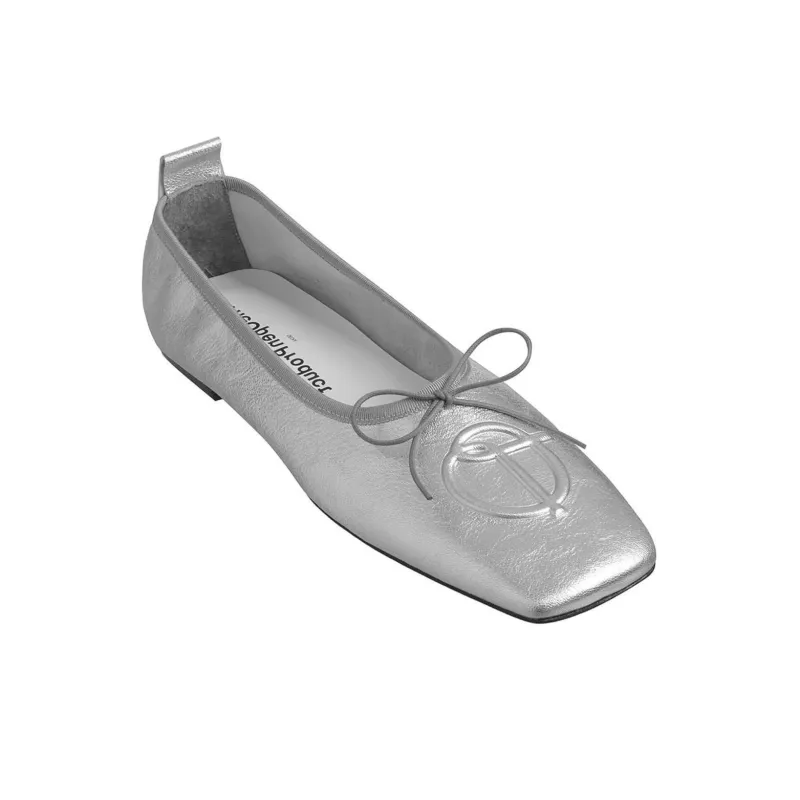 Open Yy Casual Single Shoes Women's Silver-3