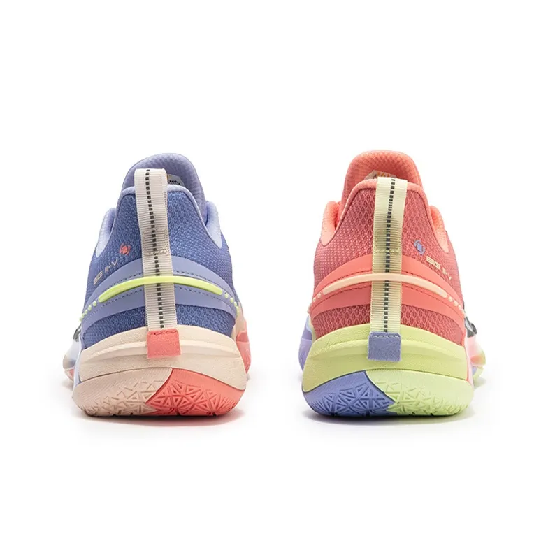 361° BIG3 5.0 Quick Reverse Cushioning Anti Slip Wear Resistant Breathability Low Top Basketball Shoes Unisex Iris-5