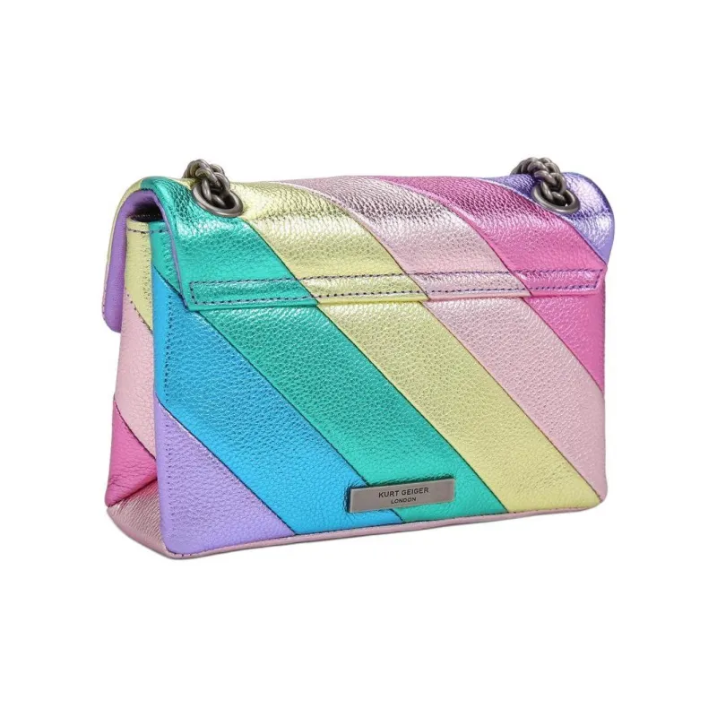 Kurt Geiger London Pebbled Cow Leather Shoulder Bag Crossbody Bag Mini Women's Multicolor-3