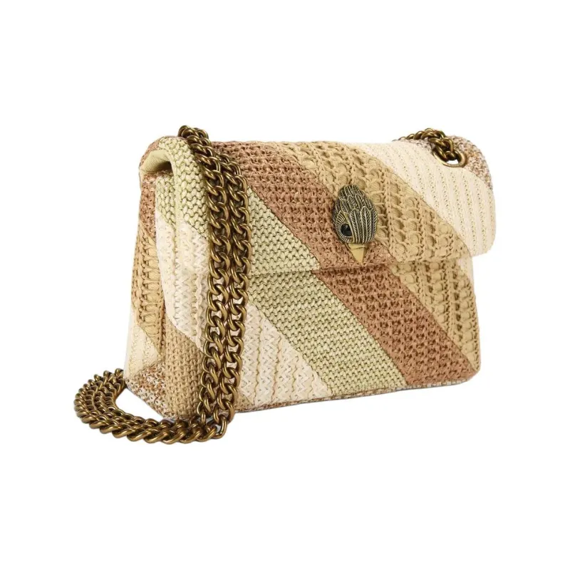 Kurt Geiger London Textile Material Shoulder Bag Crossbody Bag Mini Women's Tan-1