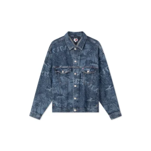 Tommy Hilfiger Denim Jackets Unisex Deep Denim Blue 1A5