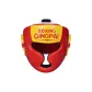 Head Guard Red and Yellow
