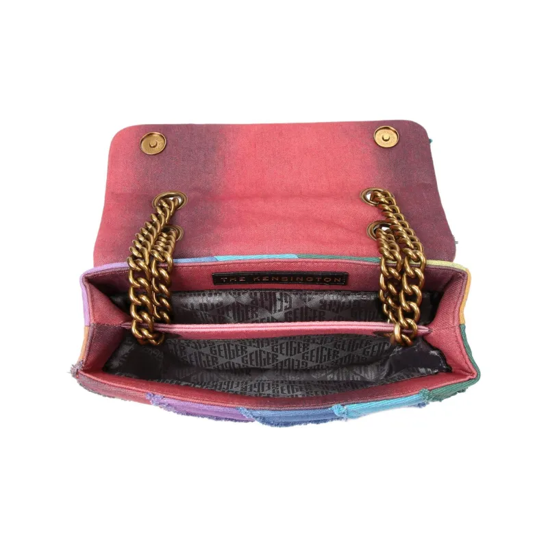 Kurt Geiger London Denim Shoulder Bag Crossbody Bag Large Size Women's Multicolor-3