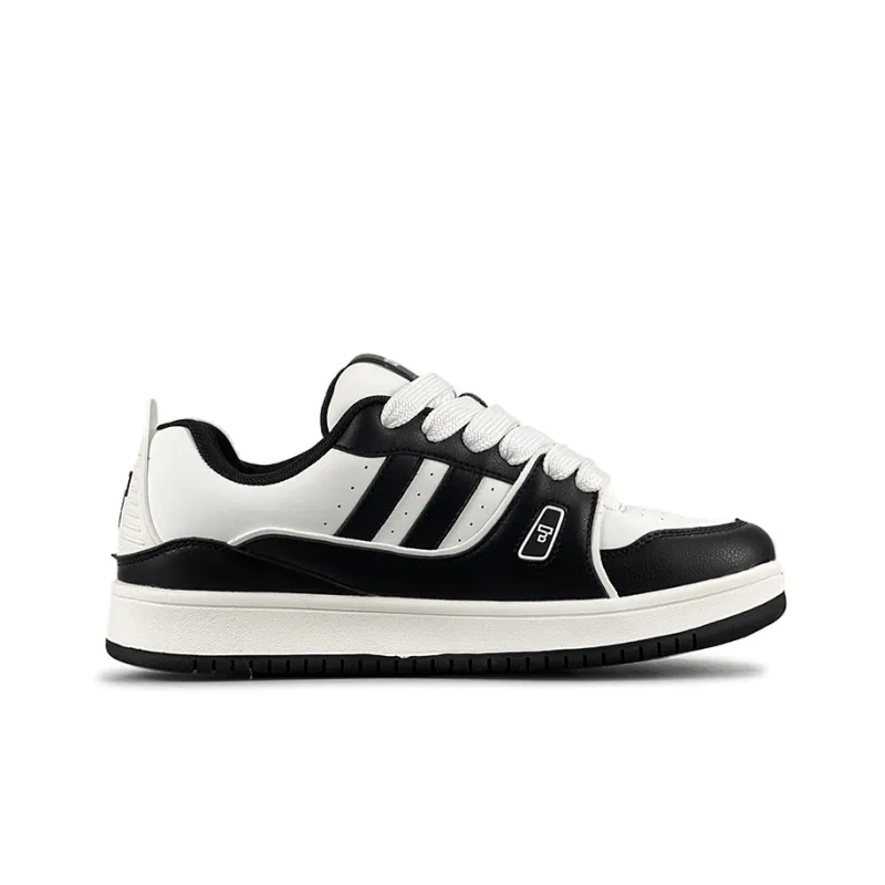 ZUIBANG Puffy Shoes Wear Resistant Low Top Skateboard Shoes Unisex-1