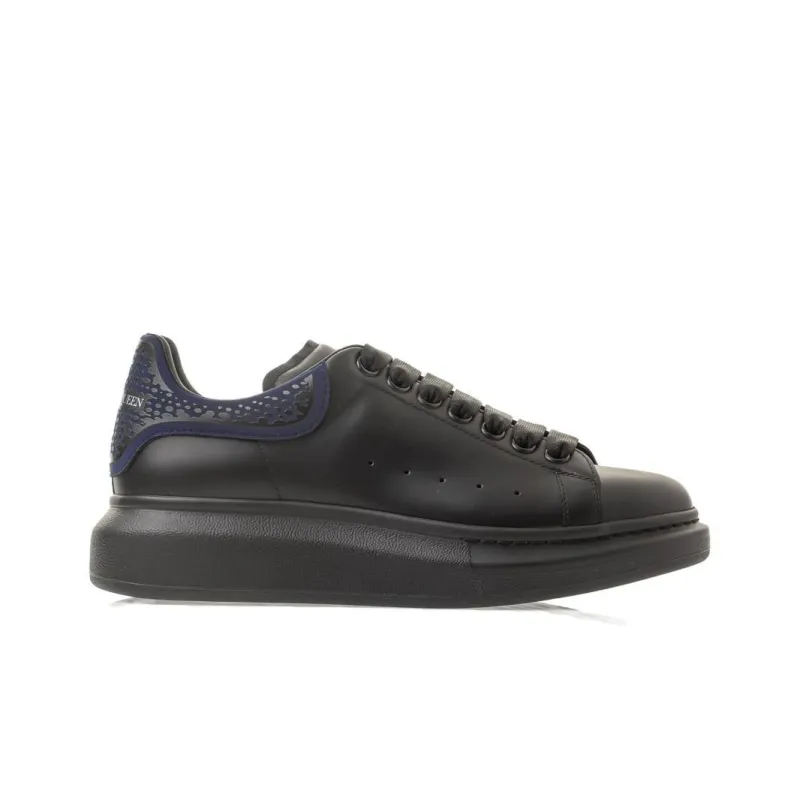Alexander McQueen Oversized Black Blue Croc-1