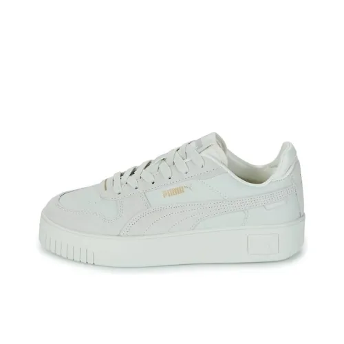 PUMA Carina Street Skateboard Shoes Women's Low-Top White