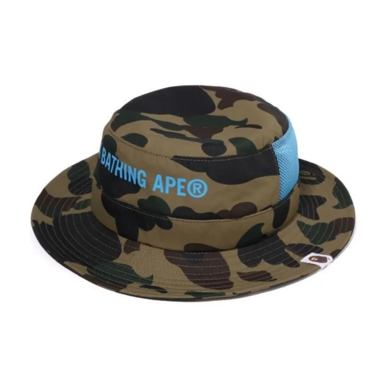A BATHING APE Polyester Bucket Hats Kids' Multicolor-1