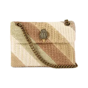 Kurt Geiger London Textile Material Shoulder Bag Crossbody Bag Mini Women's Tan