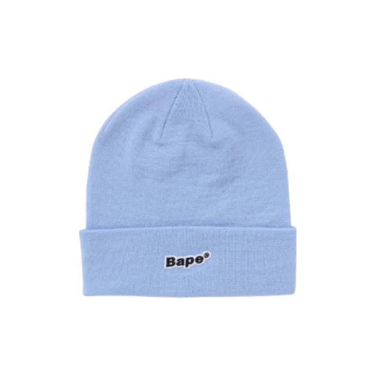 A BATHING APE Bape patch Knitted Beanie-6