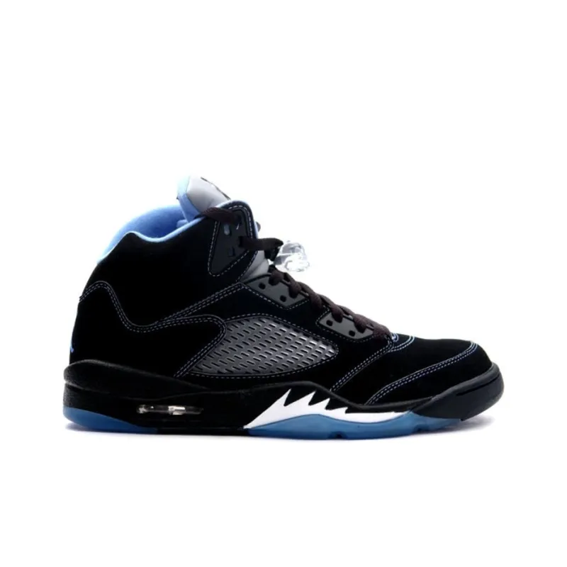 Jordan 5 Retro Black/University Blue-1