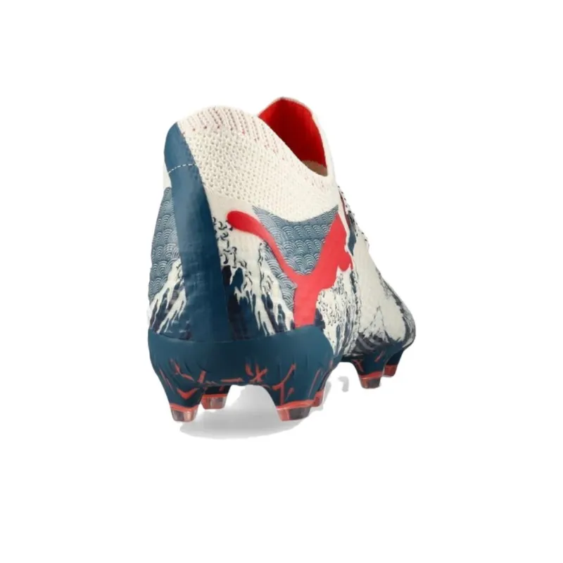 PUMA X Unisport Future 7 Ultimate Fg 'Cream White Blue Red'-4