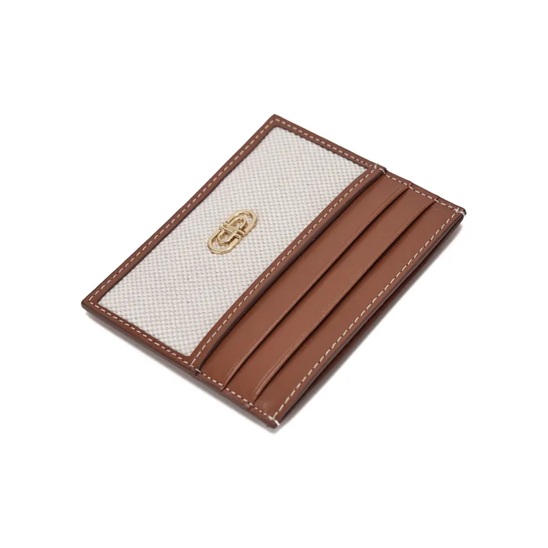 PEDRO Cow Leather Card Holder Regular Men's Black/Light Umber-6