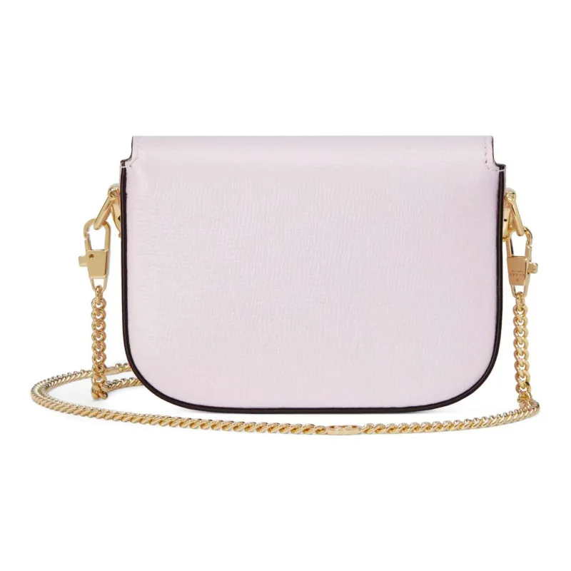 GUCCI Horsebit 1955 Leather Shoulder Bag Crossbody Bag Extra Mini Women's Light Pink-4