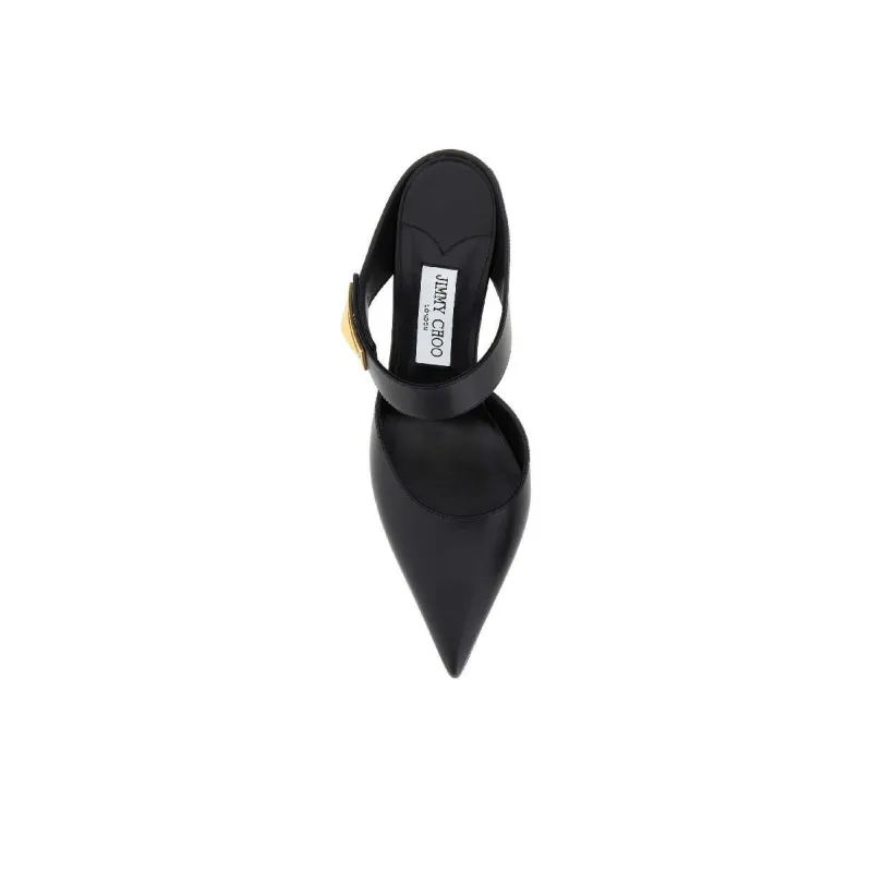Jimmy Choo Nell 85mm Leather Mules-4