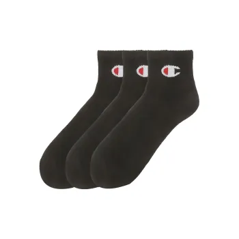 Champion Ankle Socks Women's 3 Pack Black