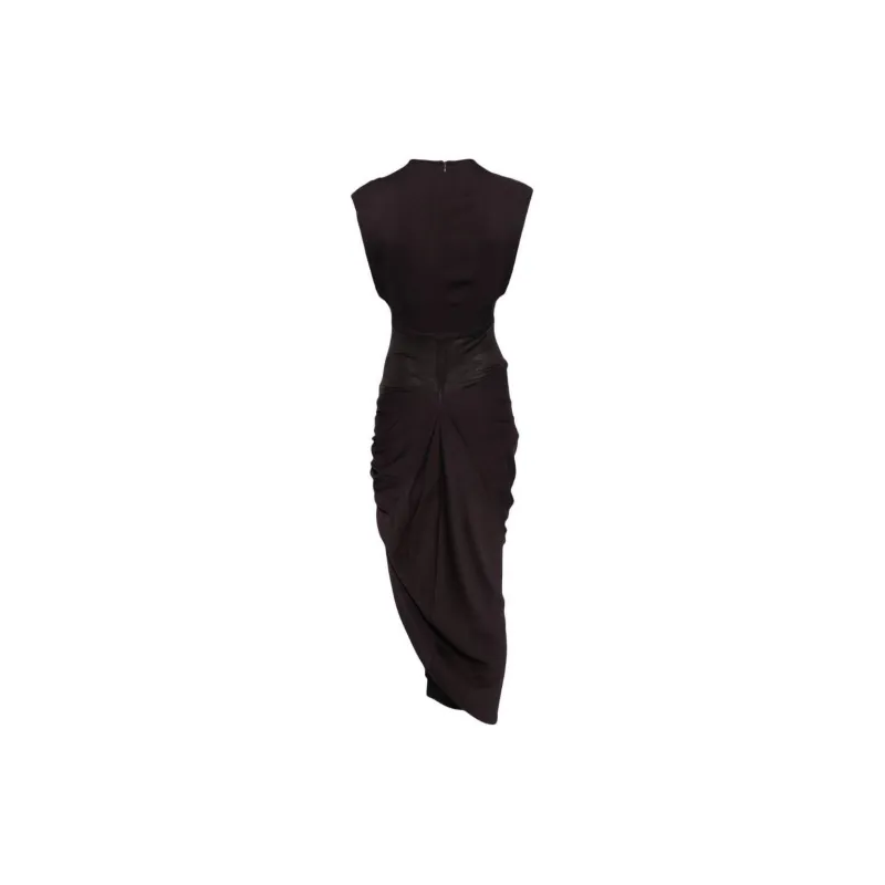 Christopher Esber Fusion Ruched Dress-1