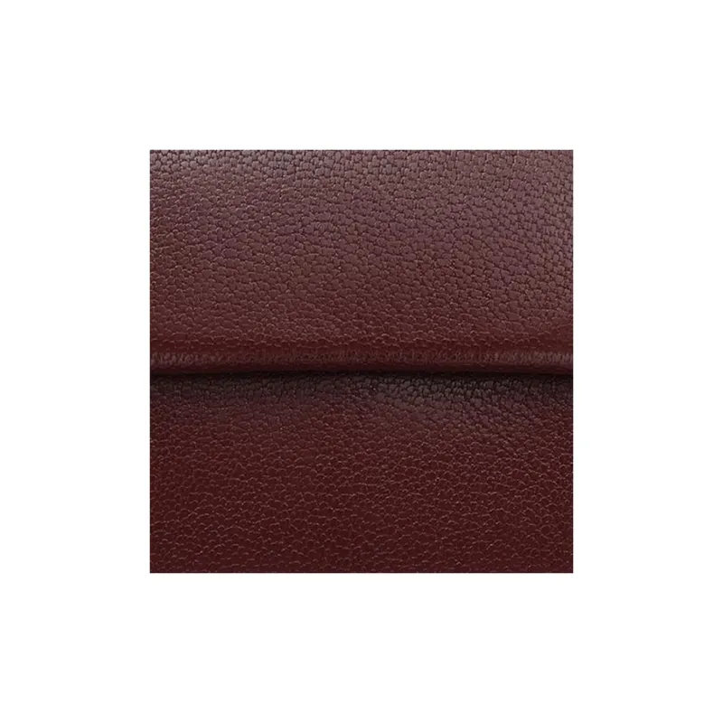 HERMES Bastia Chamkila Goat Skin Coin Purse Women's 0G Rouge Sellier Saddle Red-2