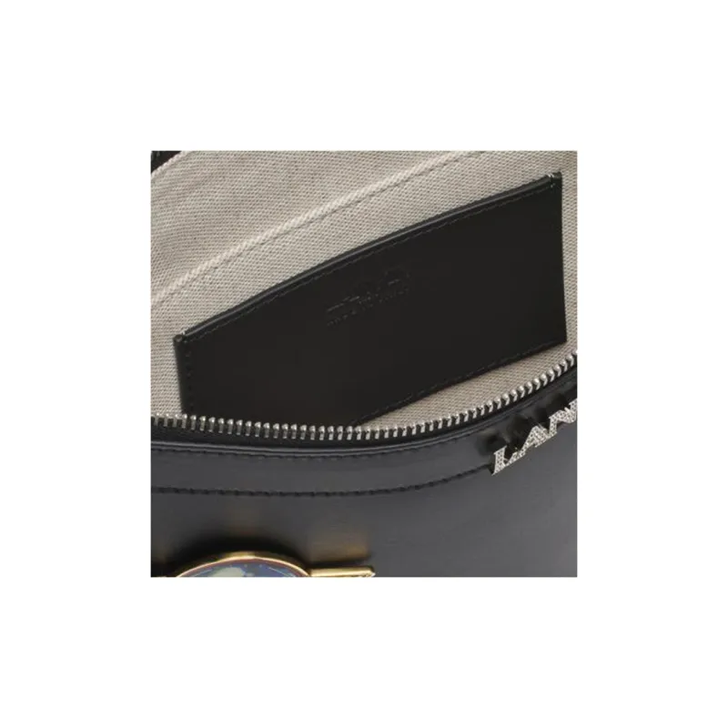 Lanvin Cotton Clutch Men's Black-2