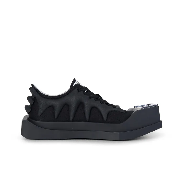 ANCIENT FOSSIL Anti Slip And Wear Resistant Height Increasing Stylish Skateboarding Shoes Unisex Black-1