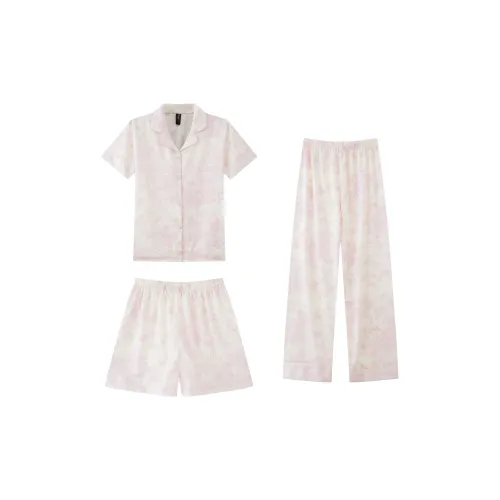 Kosrood Pajama Set Women's Light Pink
