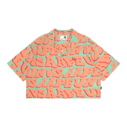 Aape Logo print Button up Shirt