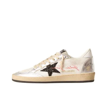 Golden Goose Ballstar Metallic panel Leather Sneakers