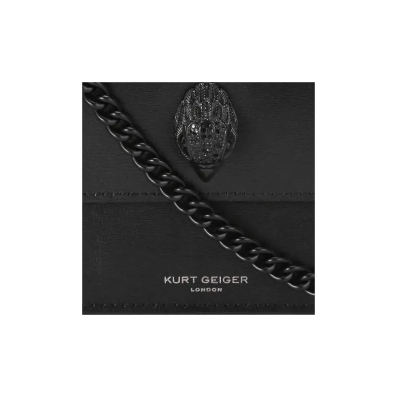 Kurt Geiger London Cow Leather Shoulder Bag Crossbody Bag Small Size Women's Black-6
