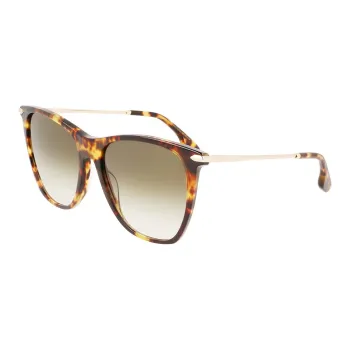 Victoria Beckham Acetate Square Sunglasses Women's Tortoiseshell