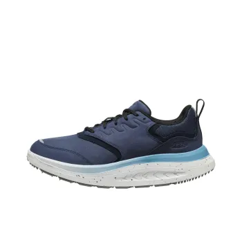 KEEN Shock Absorbers Slip Resistant Breathable Low Top Casual Shoes Men's Blue Black
