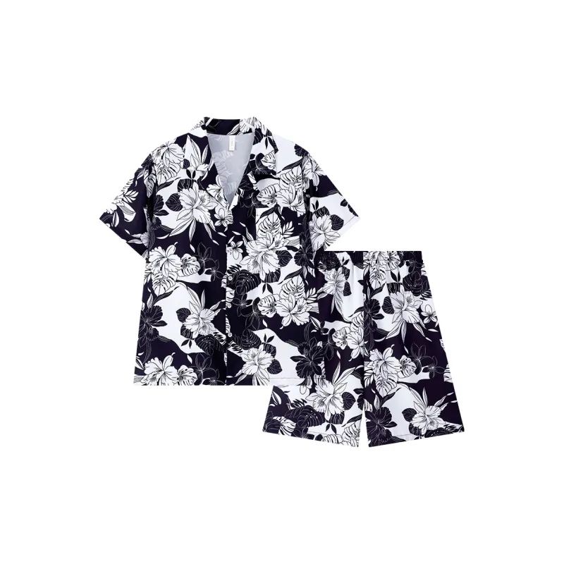 Nodos Shield Pajama Set Men's Black-0