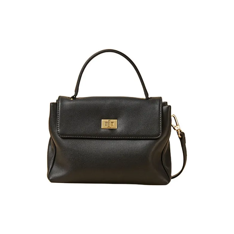 H YXIANG Split Cow Leather One Shoulder Handbag Women's White/Black/Brown/Yellow-10