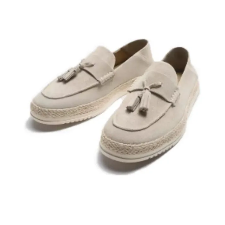 ZARA Loafers Men Beige-3