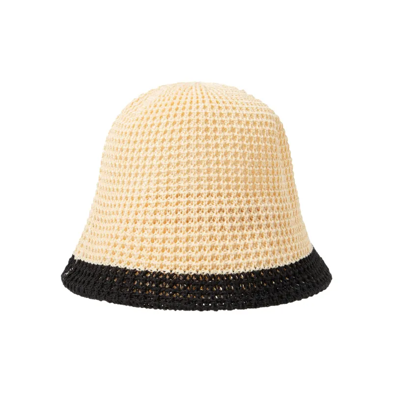 BAIJUAN Straw Woven Polyester Bucket Hats Unisex-6