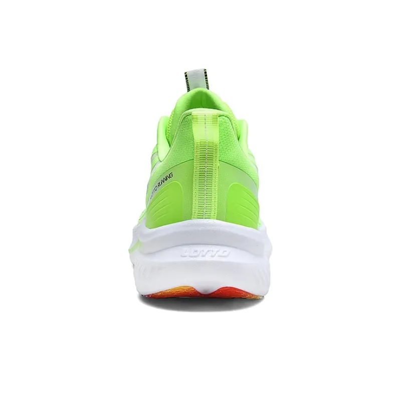 LOTTO Cushioning Anti Slip And Wear Resistant Low Top Marathon Running Shoes Men's Neon Green-4