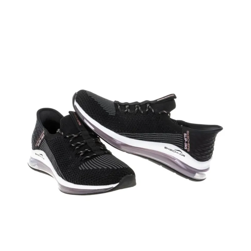 Skechers Skech-Air Element 2.0 Cushioning Wear-Resistant Low-Top Casual Shoes Women's Black-4