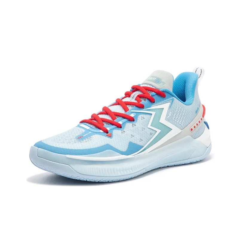 361° BIG3 5.0 Quick Basketball Shoes Unisex Low Top Glacier Blue/Virtual Red-1