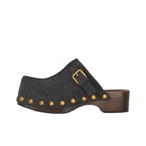 ETRO Studded Street Style Wool Sandals