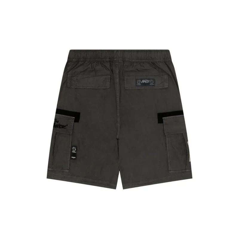 Aape By *A Bathing APE® Logo appliqué Cargo Shorts-3