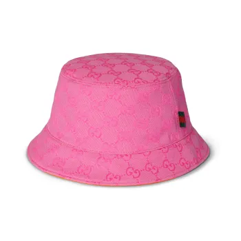 GUCCI Canvas Reversible Bucket Hat