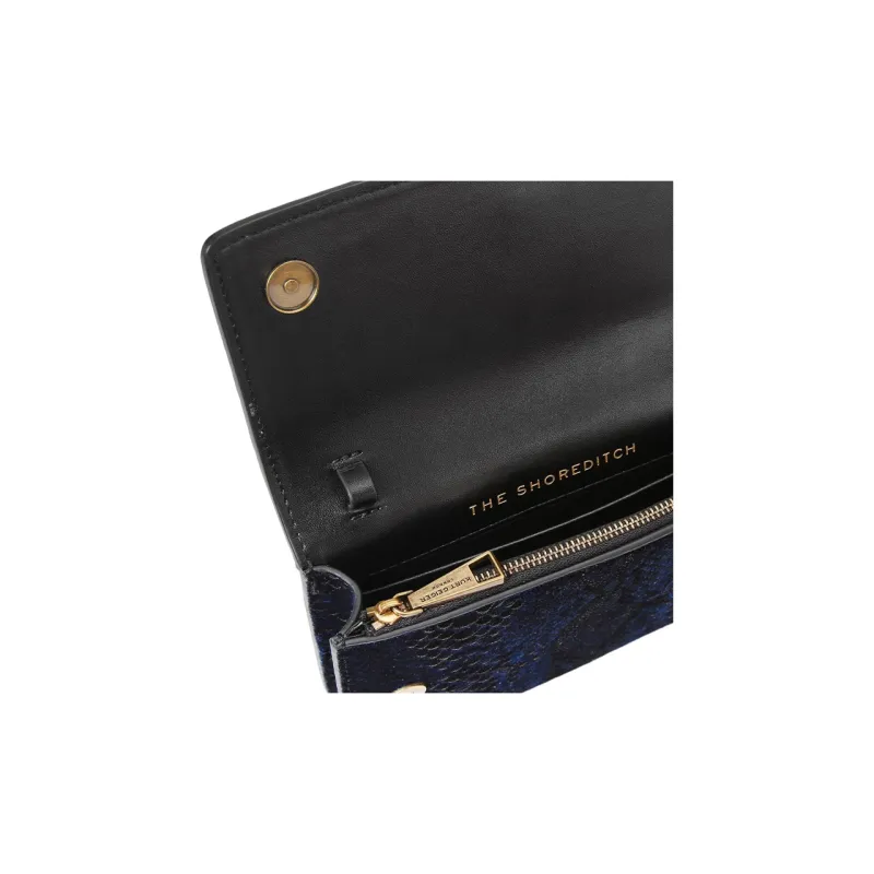 Kurt Geiger London Velvet Shoulder Bag Crossbody Bag Extra Mini Women's Marine Blue-3