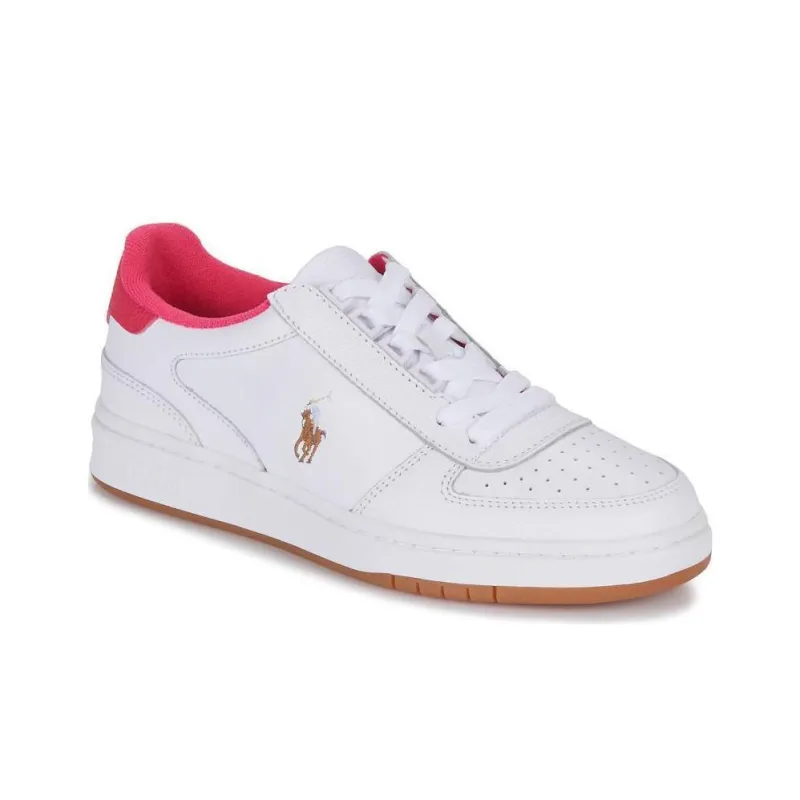 Polo Ralph Lauren Low Top Skateboard Shoes Women's White-2