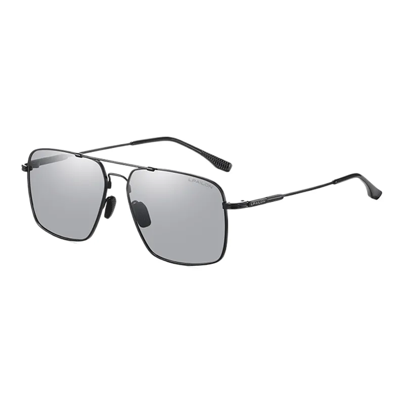 Thunder Pailong Memory Titanium Aviator Sunglasses Men's-3